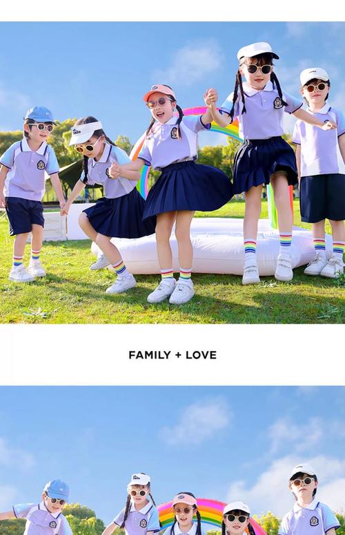 小学生校服夏季套装儿童班服纯棉幼儿园园服夏装运动学院风表演
